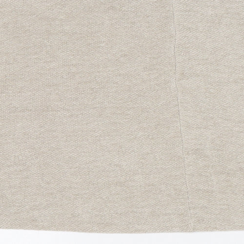 Nasty Gal Womens Beige Round Neck Polyester Pullover Jumper Size 10