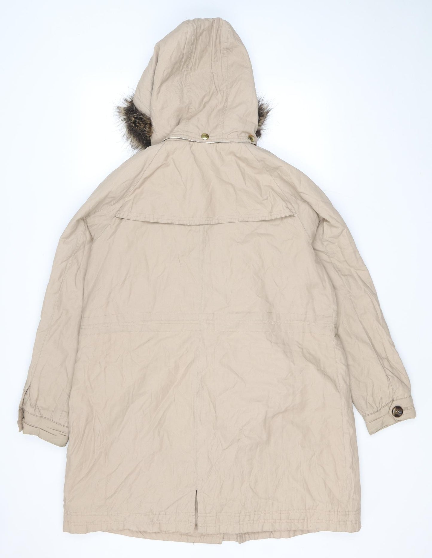 Lakeland Womens Brown Rain Coat Coat Size 18 Zip