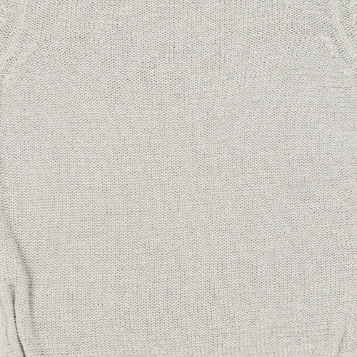 Street One Womens Beige Round Neck Nylon Pullover Jumper Size 12
