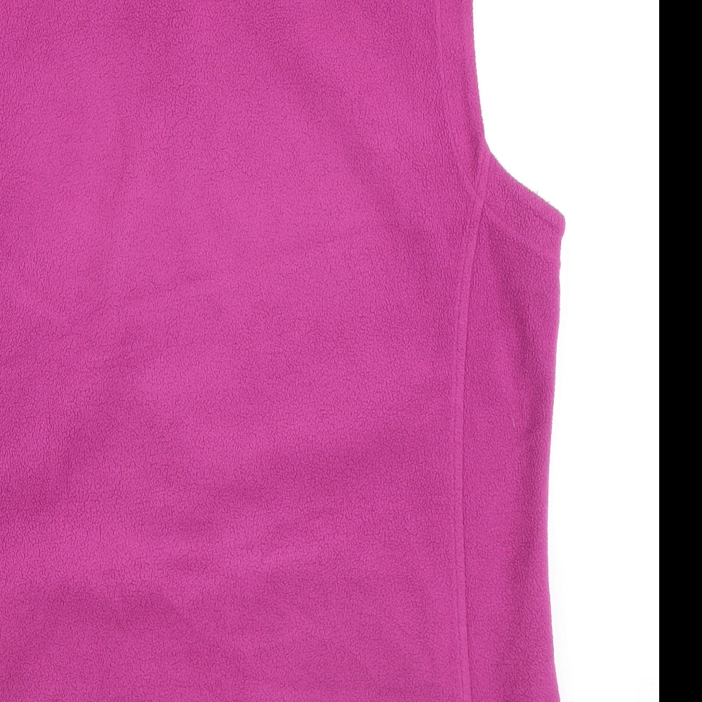 Regatta Womens Purple Polyester Full Zip Sweatshirt Size 14 Zip - Gilet