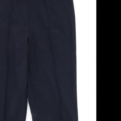 Sarah Hamilton Womens Blue Polyester Sweatpants Trousers Size 14 L27.5 in Regular