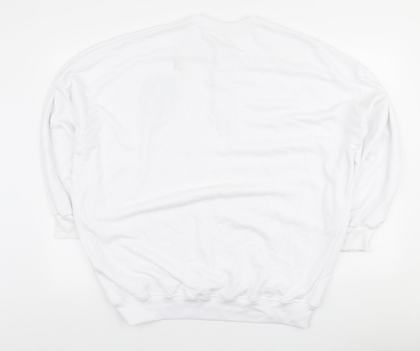 In the Style Womens White Polyester Henley Sweatshirt Size 10 Button - Tournament Champions