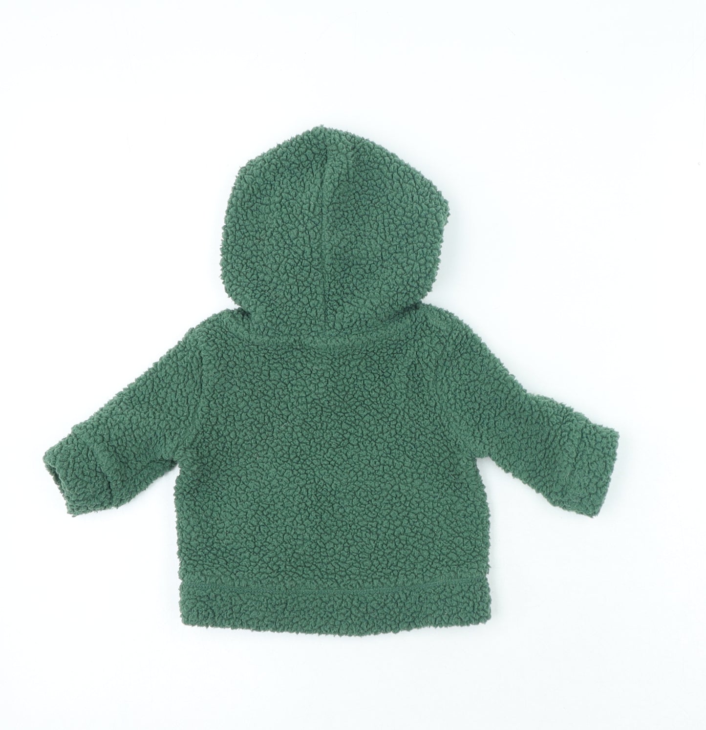Gap Boys Green Polyester Pullover Jumper Size 3-6 Months - Hood