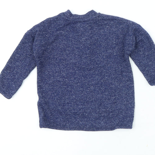 George Boys Beige Viscose Pullover T-Shirt Size 6-9 Months Henley Button
