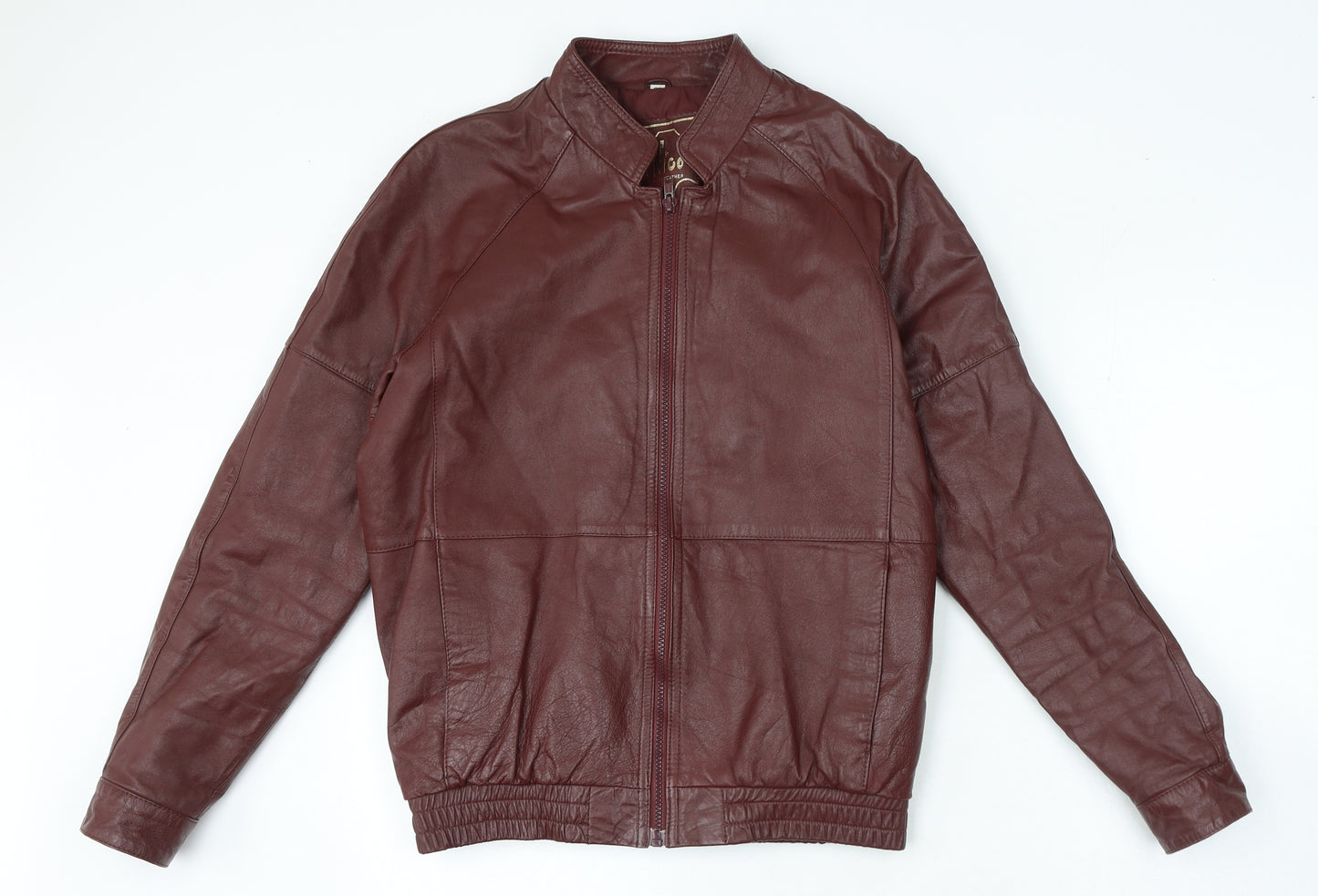 Nico Mens Red Bomber Jacket Jacket Size 36 Zip