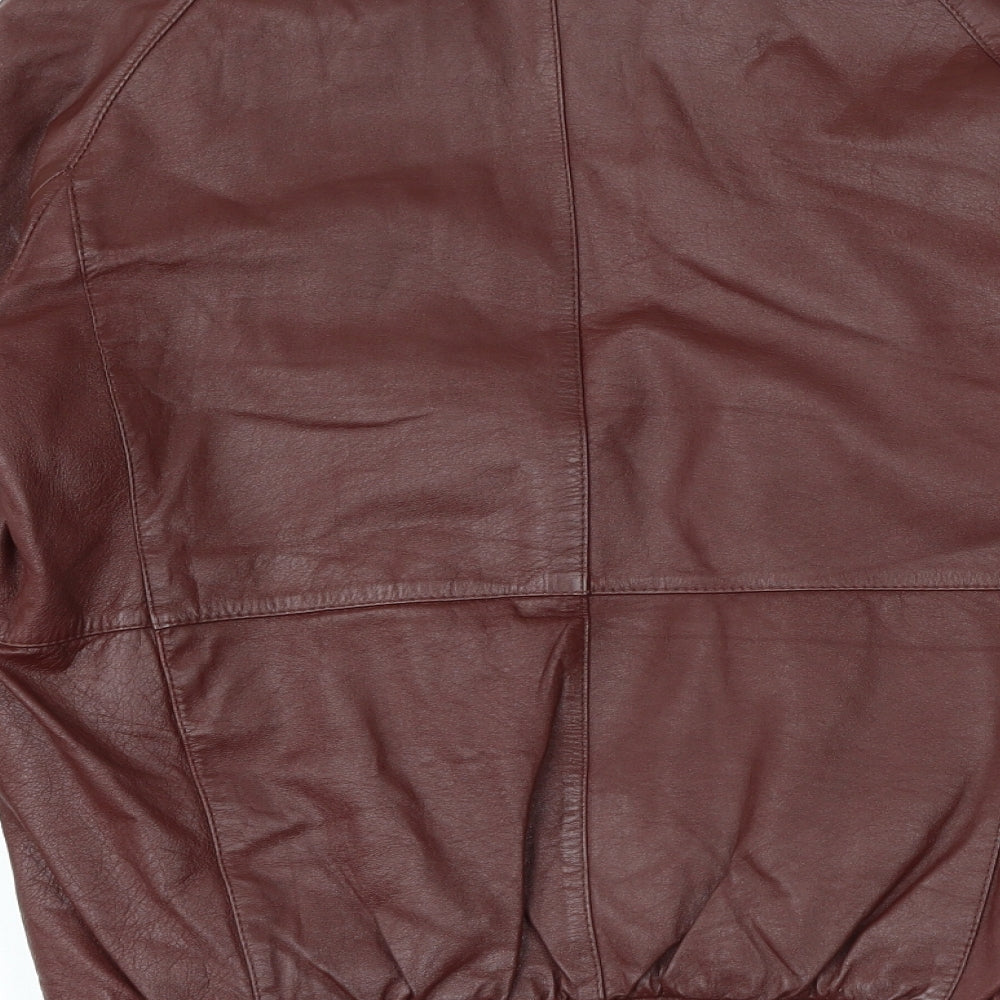 Nico Mens Red Bomber Jacket Jacket Size 36 Zip