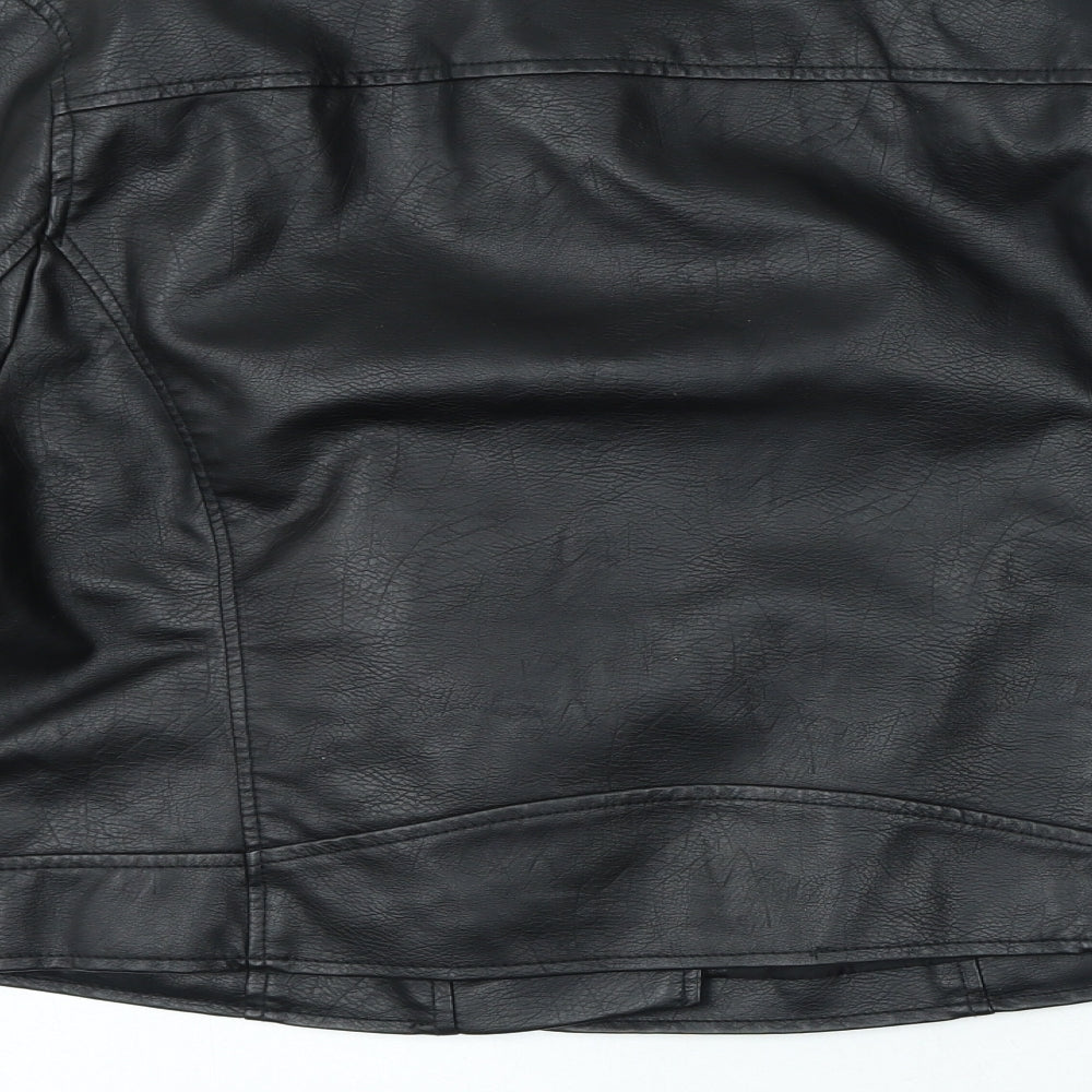 Primark Womens Black Jacket Size 16 Zip