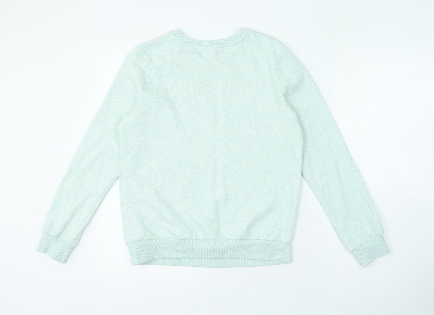 F&F Girls Blue Cotton Blend Pullover Sweatshirt Size 12-13 Years