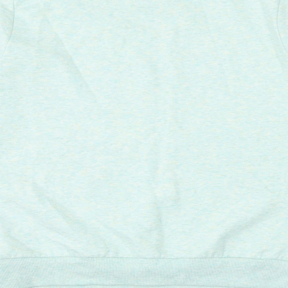 F&F Girls Blue Cotton Blend Pullover Sweatshirt Size 12-13 Years