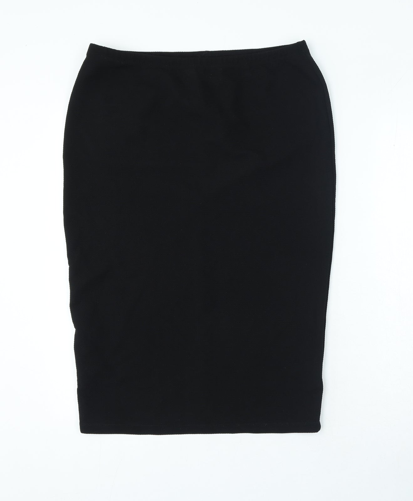 Papaya Womens Black Polyester Straight & Pencil Skirt Size 16