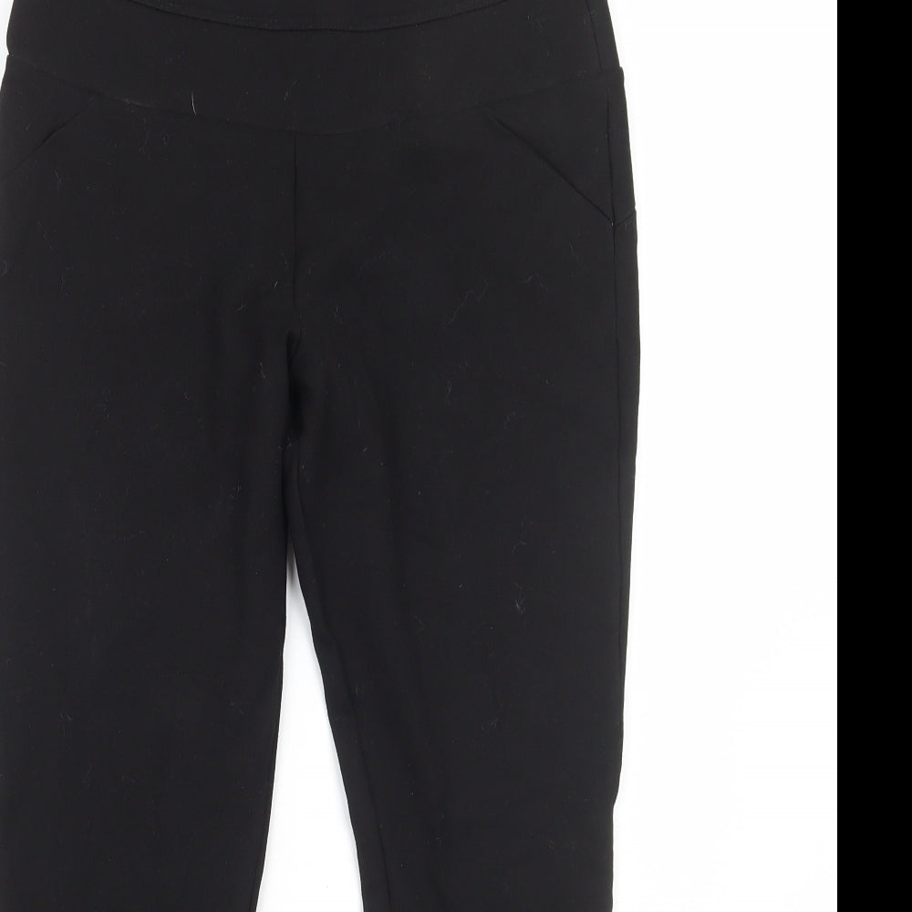 F&F Womens Black Viscose Jegging Leggings Size 14 L30 in