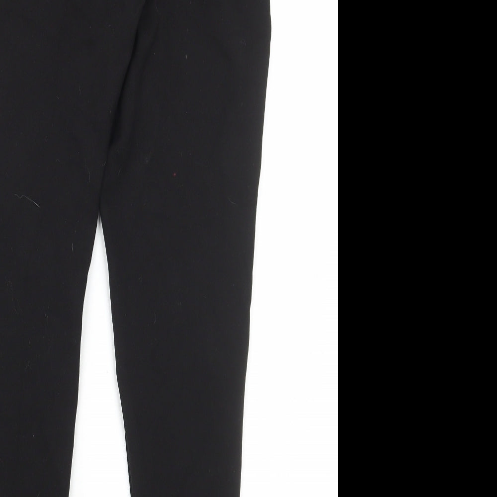 F&F Womens Black Viscose Jegging Leggings Size 14 L30 in