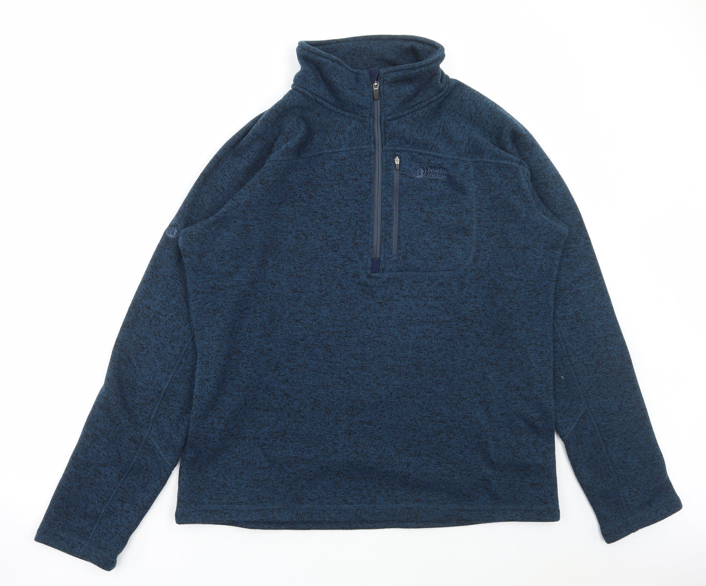 North Ridge Mens Blue Polyester Pullover Sweatshirt Size XL