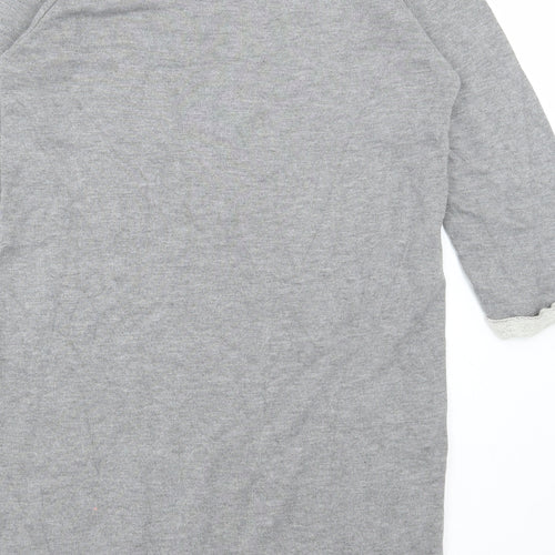 TU Womens Grey Viscose Pullover Sweatshirt Size 8 Pullover