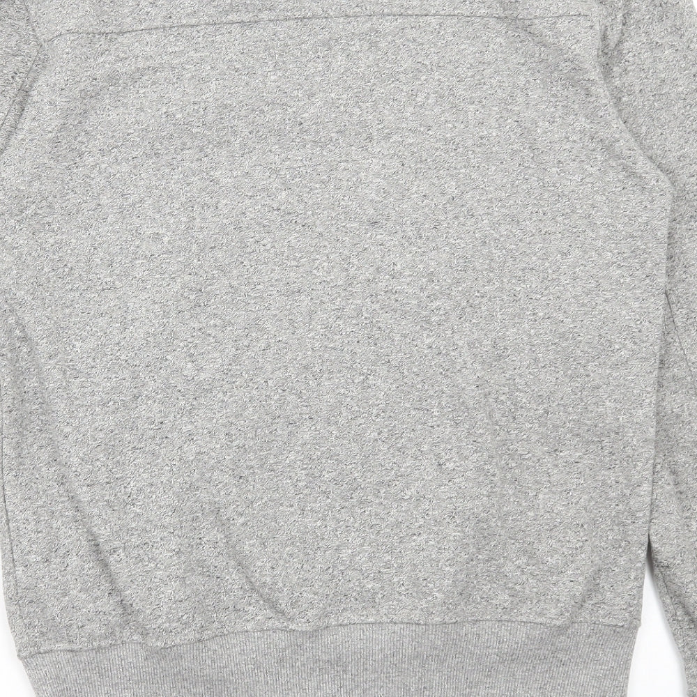 Cedar Wood State Mens Grey Cotton Full Zip Sweatshirt Size M