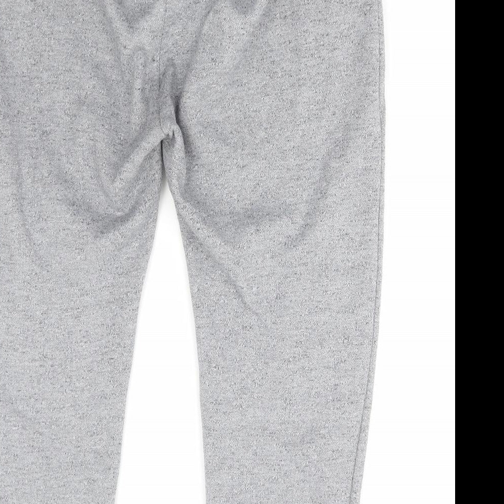 Primark Mens Grey Polyester Jogger Trousers Size XL L25 in Regular Drawstring
