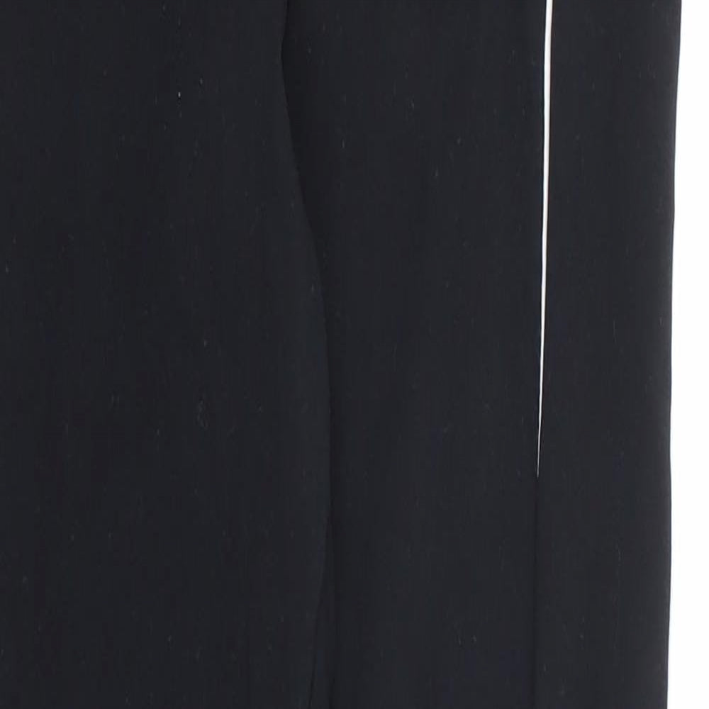 FILA Womens Black Cotton Jogger Leggings Size 10 L28 in - Contrast Stitch Legging