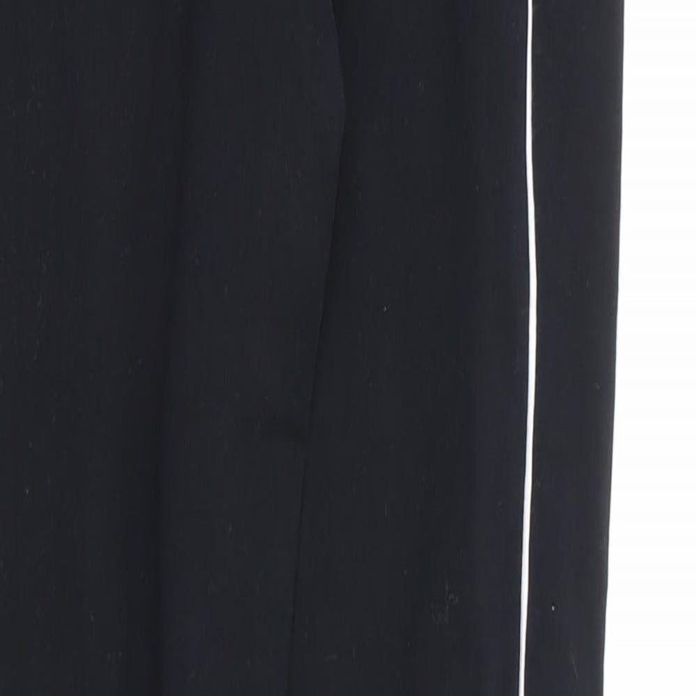 FILA Womens Black Cotton Jogger Leggings Size 10 L28 in - Contrast Stitch Legging