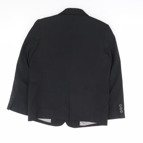 Thomas Nash Boys Black Jacket Blazer Size 8 Years Button - Suit Jacket