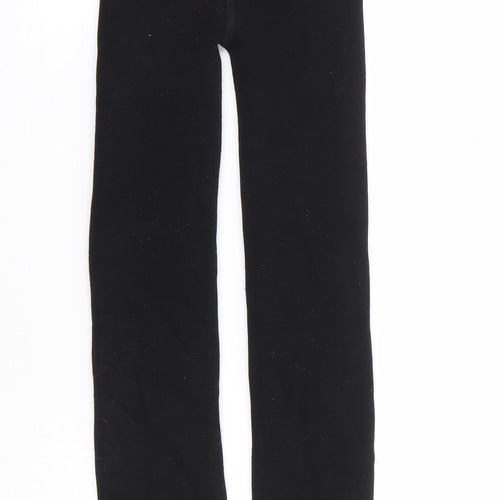 Preworn Womens Black Polyester Jogger Leggings Size S L27 in - Fur Lined Legging