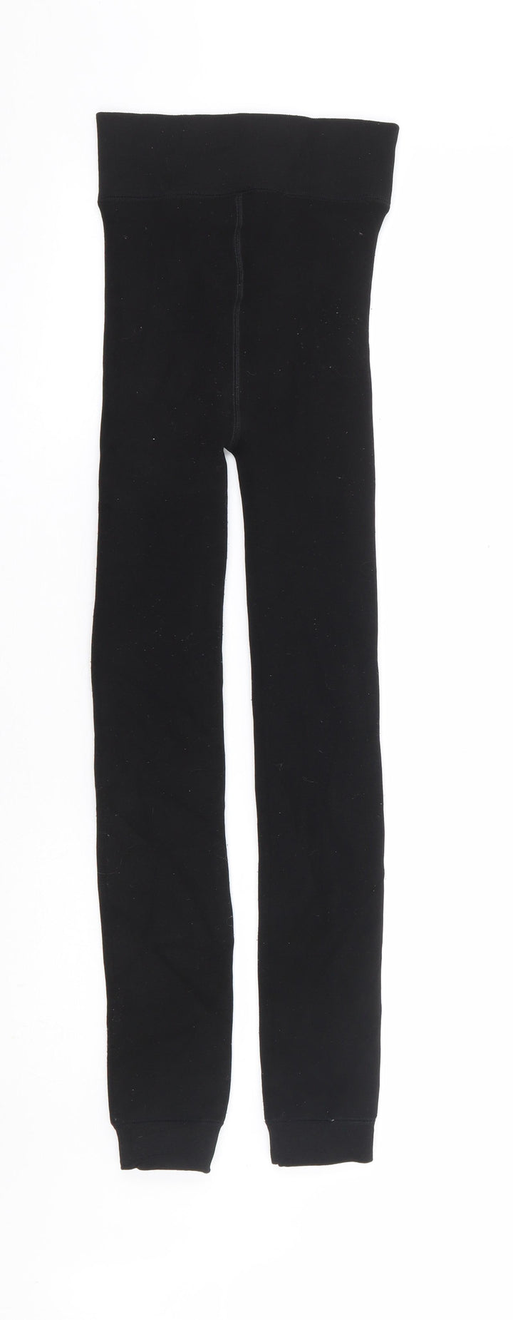 Preworn Womens Black Polyester Jogger Leggings Size S L27 in - Fur Lined Legging