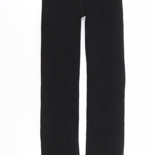 Preworn Womens Black Polyester Jogger Leggings Size S L27 in - Fur Lined Legging