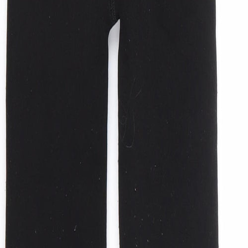 Preworn Womens Black Polyester Jogger Leggings Size S L27 in - Fur Lined Legging