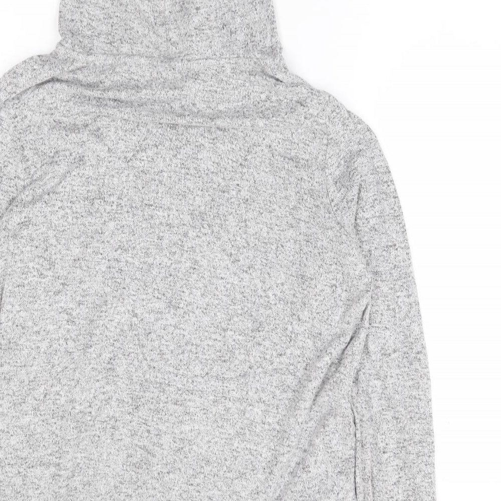 Fatface Womens Grey Viscose Pullover Hoodie Size 8 Pullover - Lounge Top