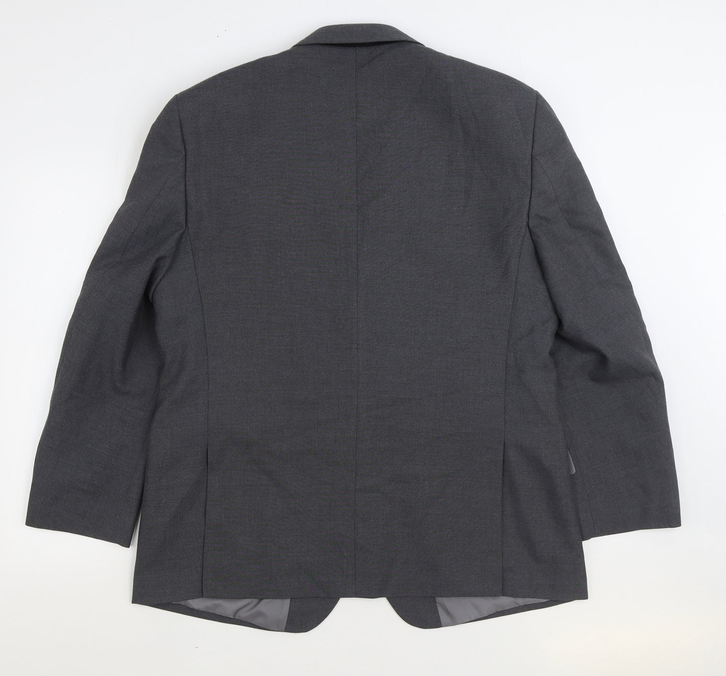 Marks and Spencer Mens Grey Polyester Jacket Suit Jacket Size 44