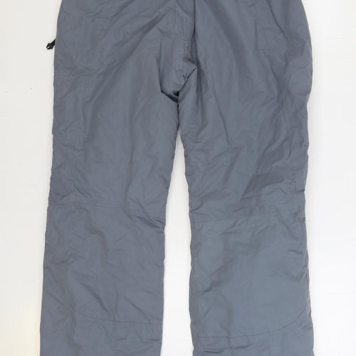Icepeak Womens Grey Polyester Snow Pants Trousers Size 20 L31 in Regular Zip