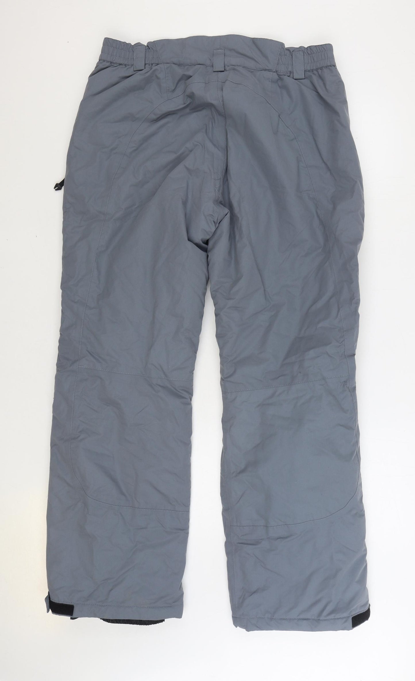 Icepeak Womens Grey Polyester Snow Pants Trousers Size 20 L31 in Regular Zip