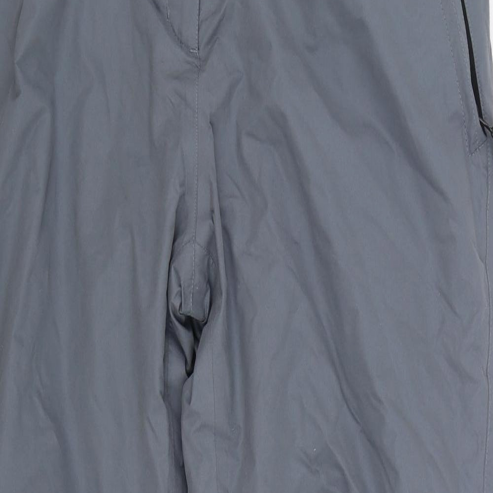 Icepeak Womens Grey Polyester Snow Pants Trousers Size 20 L31 in Regular Zip