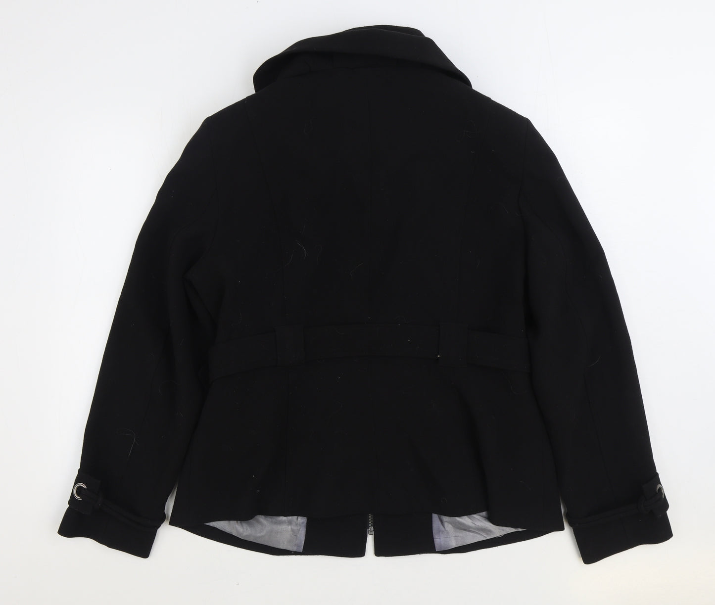 Principles Womens Black Jacket Size 18 Zip