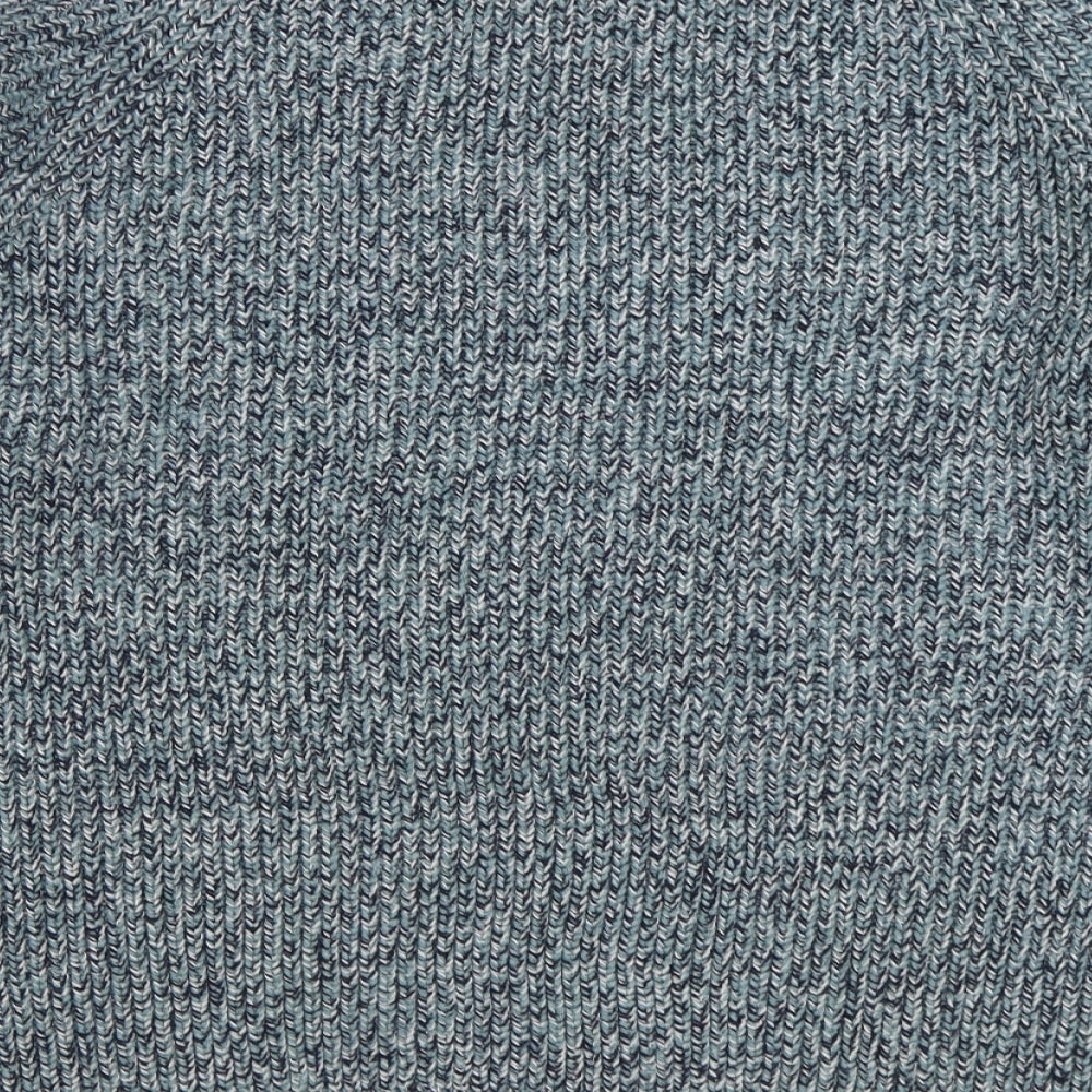 TU Mens Blue Round Neck Acrylic Pullover Jumper Size XL