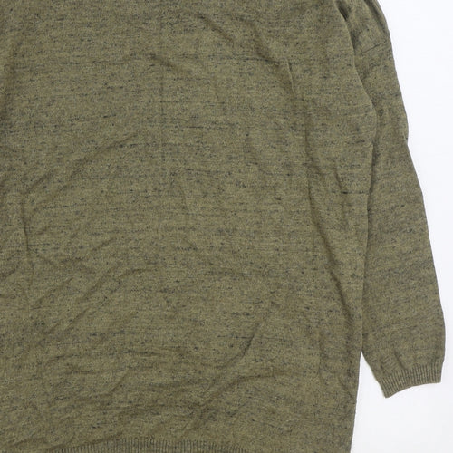 Atmosphere Womens Green V-Neck Acrylic Cardigan Jumper Size 8