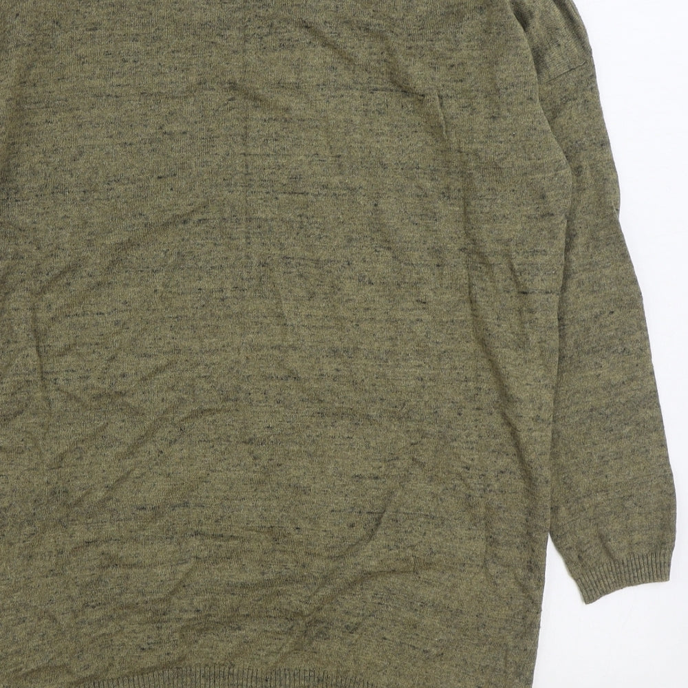 Atmosphere Womens Green V-Neck Acrylic Cardigan Jumper Size 8