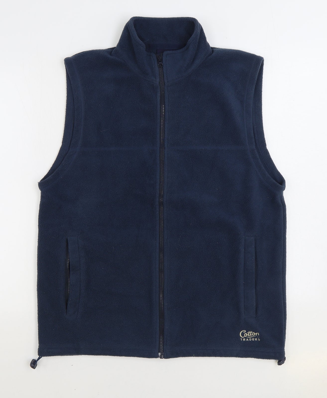 Cotton Traders Mens Blue Gilet Jacket Size M Zip