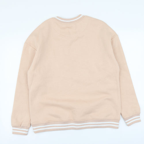 Preworn Womens Pink Cotton Pullover Sweatshirt Size XL Pullover