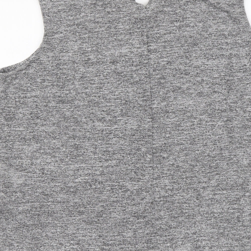 Atmosphere Womens Grey Viscose Basic Blouse Size 18 Collared