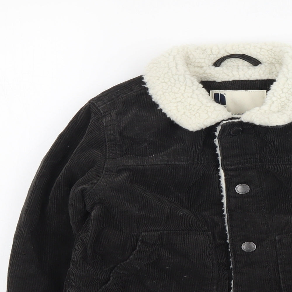NEXT Boys Brown Jacket Size 5-6 Years Button