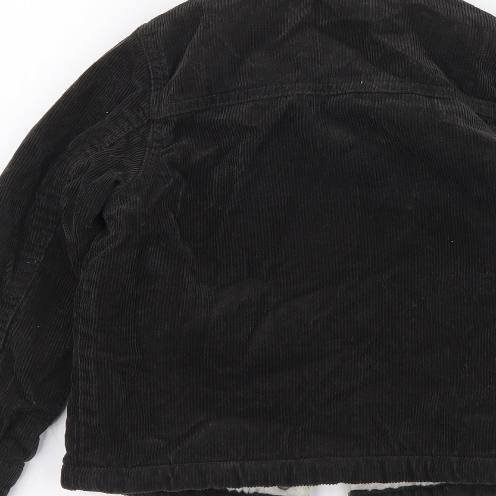 NEXT Boys Brown Jacket Size 5-6 Years Button