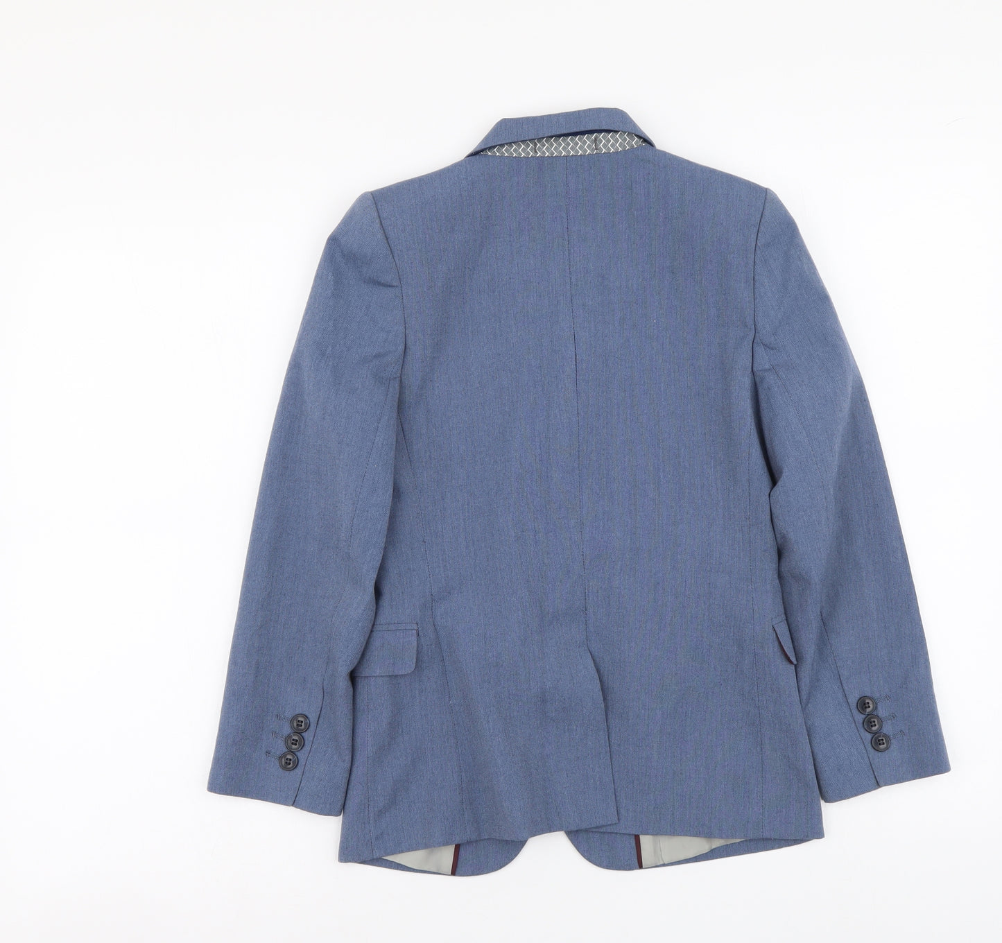 Autograph Boys Blue Jacket Blazer Size 9-10 Years Button - Suit Jacket