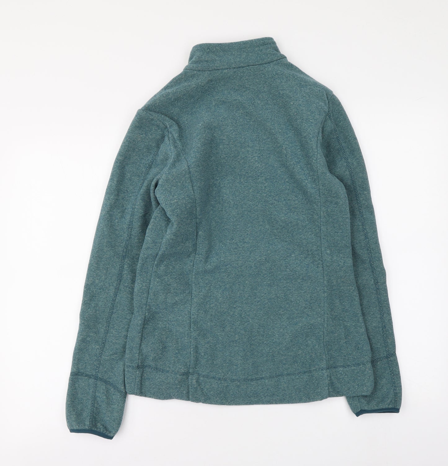 DECATHLON Womens Blue Polyester Full Zip Sweatshirt Size S Zip