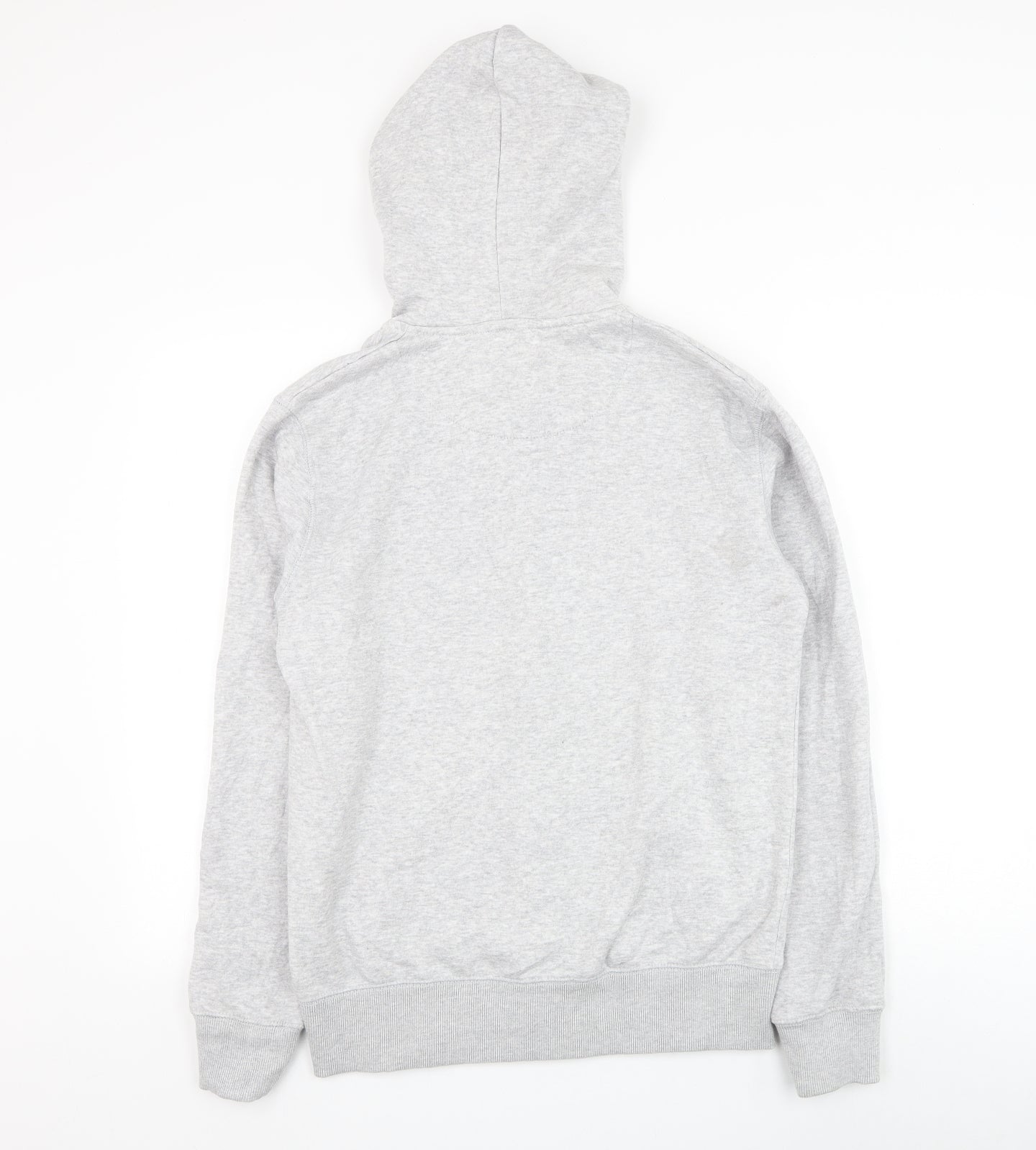 French Connection Mens Grey Cotton Full Zip Hoodie Size S