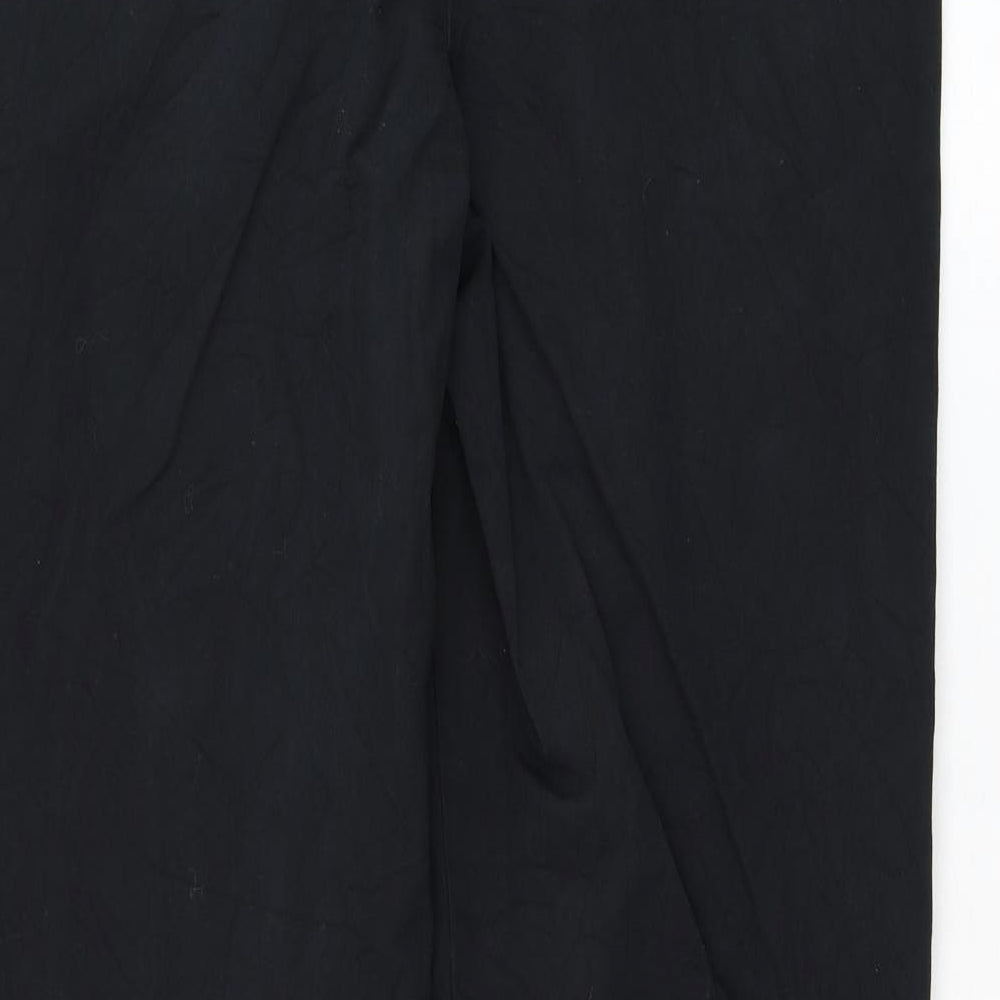 TU Mens Blue Cotton Chino Trousers Size 36 in L34 in Regular Zip