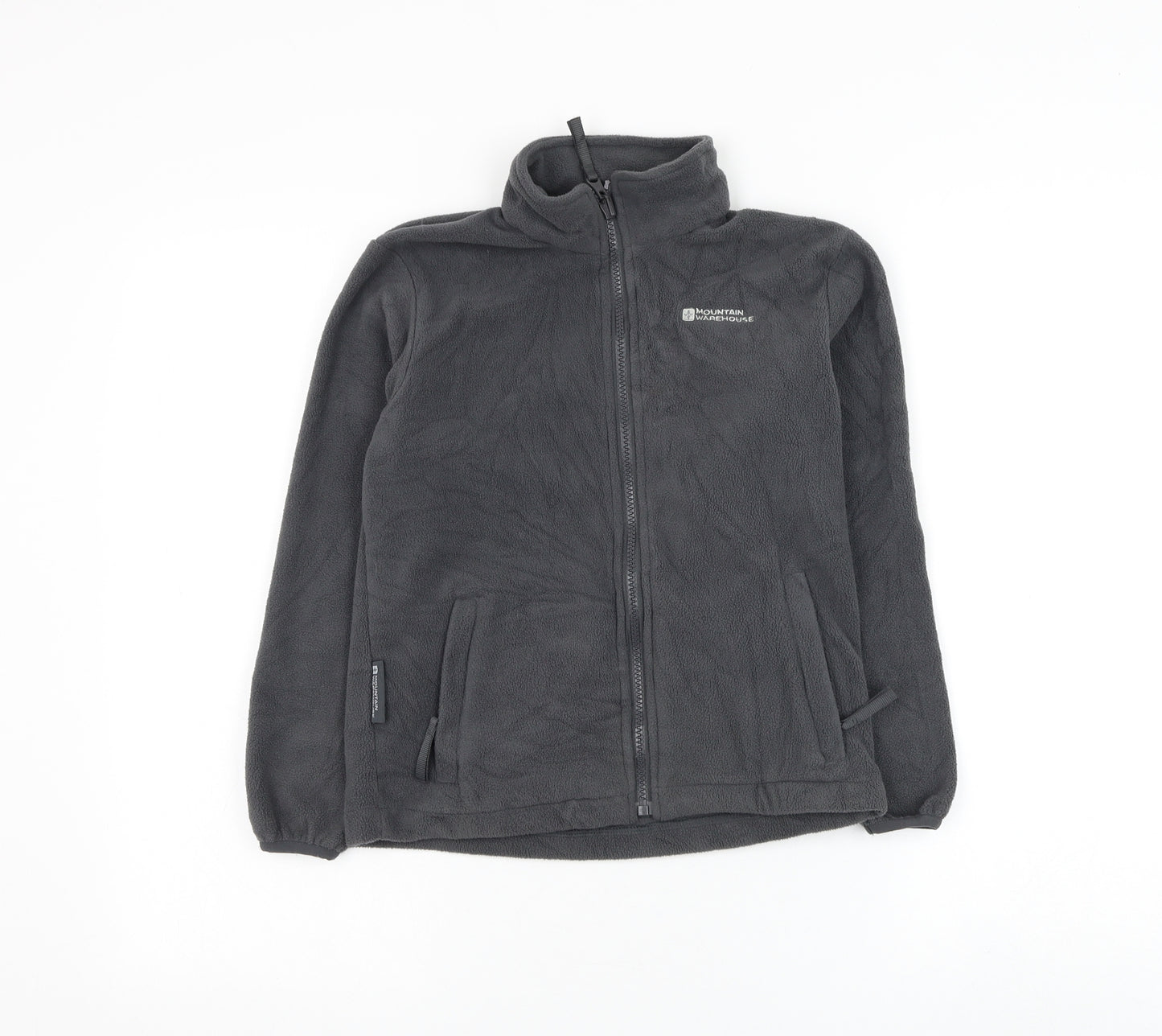 Mountain Warehouse Boys Grey Polyester Full Zip Sweatshirt Size 7-8 Years Zip