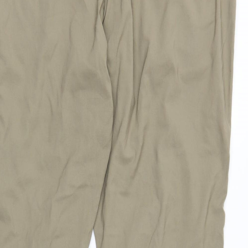 Craghoppers Mens Beige Polyamide Cargo Trousers Size 38 in L32 in Regular Button