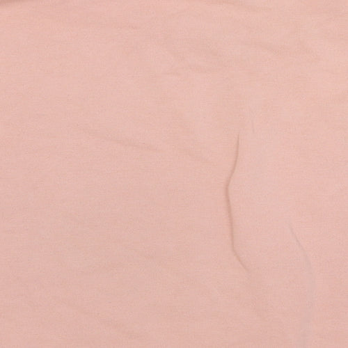Primark Womens Pink Polyester Pullover Sweatshirt Size 12 Pullover - Cropped