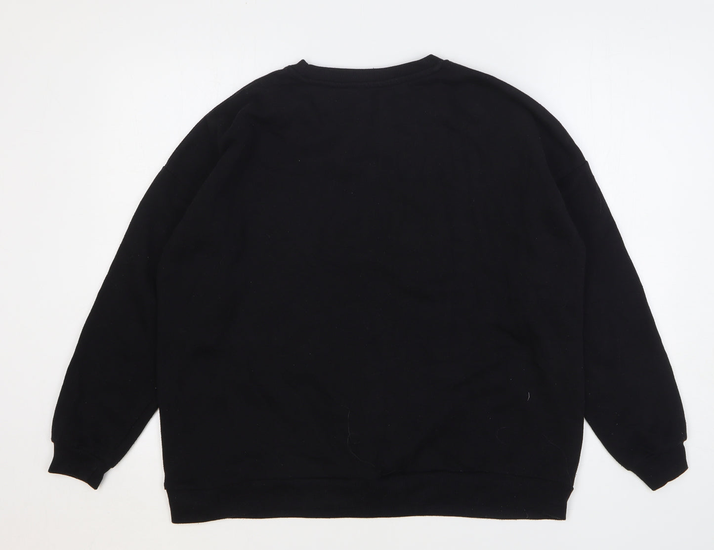 PEP&CO Womens Black Polyester Pullover Sweatshirt Size 16 Pullover - Lake Michigan