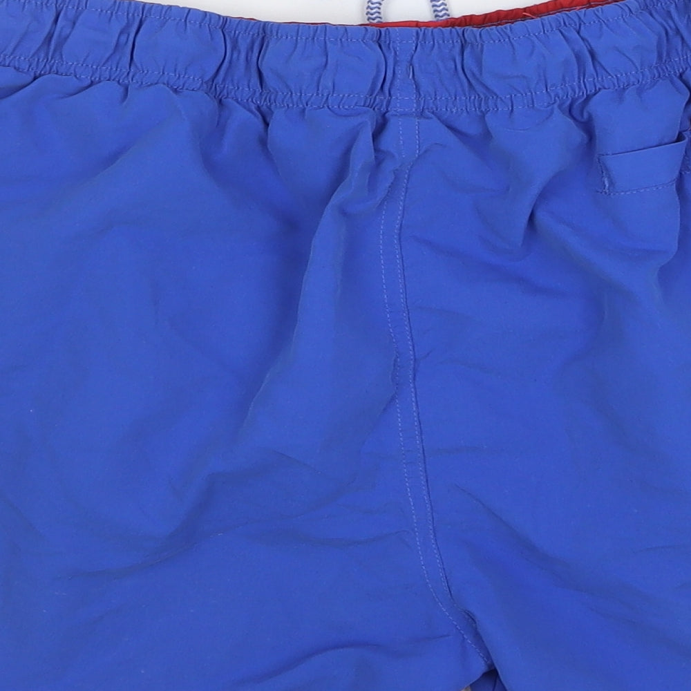 Cedar Wood State Mens Blue Polyester Bermuda Shorts Size 2XL L6 in Regular Drawstring - Swim Shorts